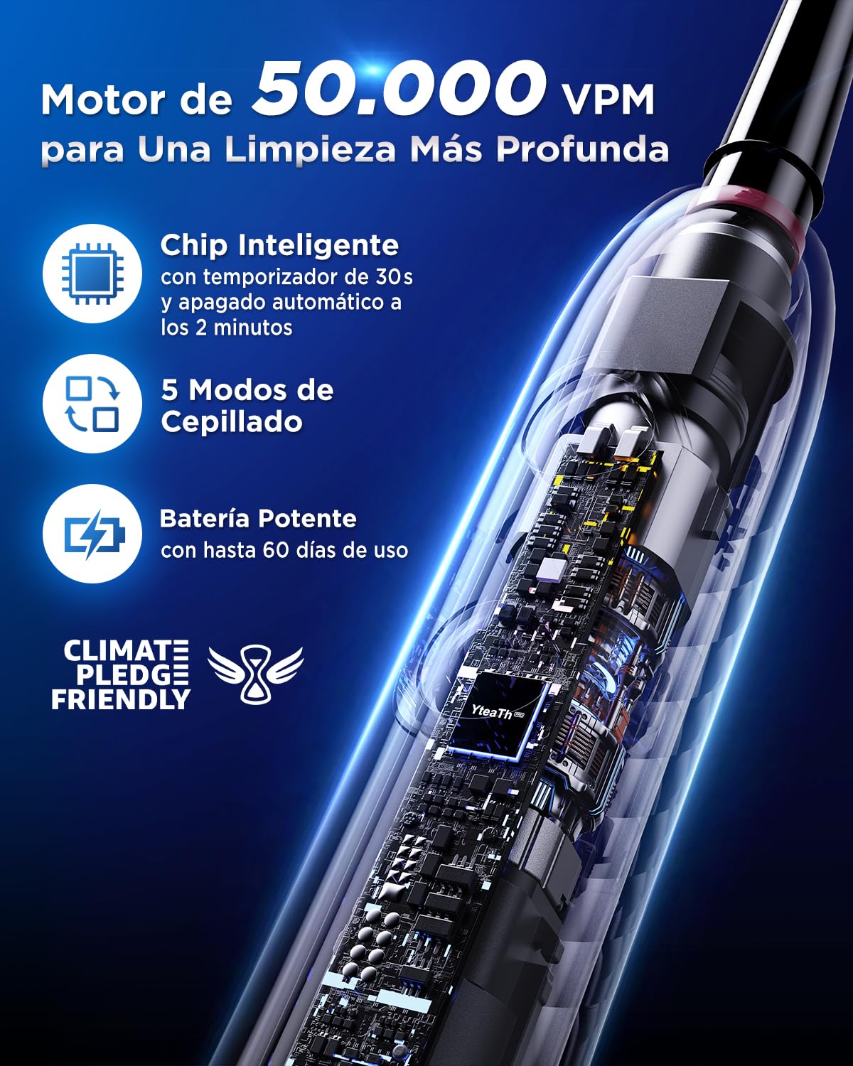 Cepillo de Dientes Eléctrico de Rotación para Adultos y Infantil - Cepillo Eléctrico 3 Intensidades, 5 Modos, 10 Cabezales, IPX7 Impermeable, Cepillo Dientes Electrico Viaje, Negro y Rosa