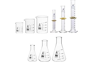 EISCO Laboratory Glassware Set: Essential Chemistry Beaker Kit