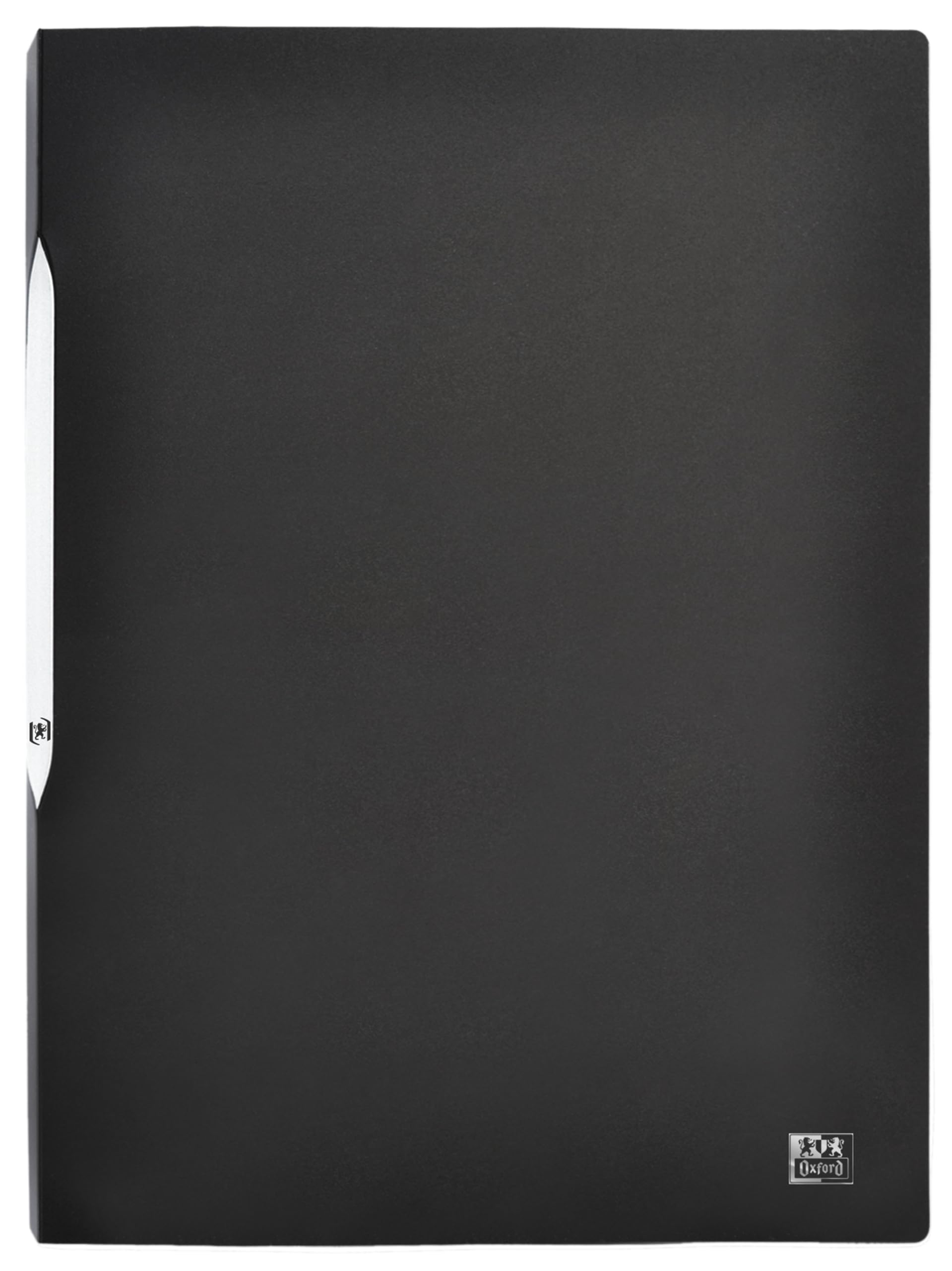 OXFORD Stand'Up Document Sleeves A4 200 Sheets / 100 Pockets Polypropylene Opaque Black Pack of 10