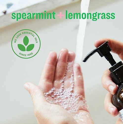 Miniatura 4 de Everyone Jabón Líquido para Manos, 12.75 Onzas (Paquete de 3), Menta Verde y Hierba de Limón, Limpiador a Base de Plantas con Aceites Esenciales