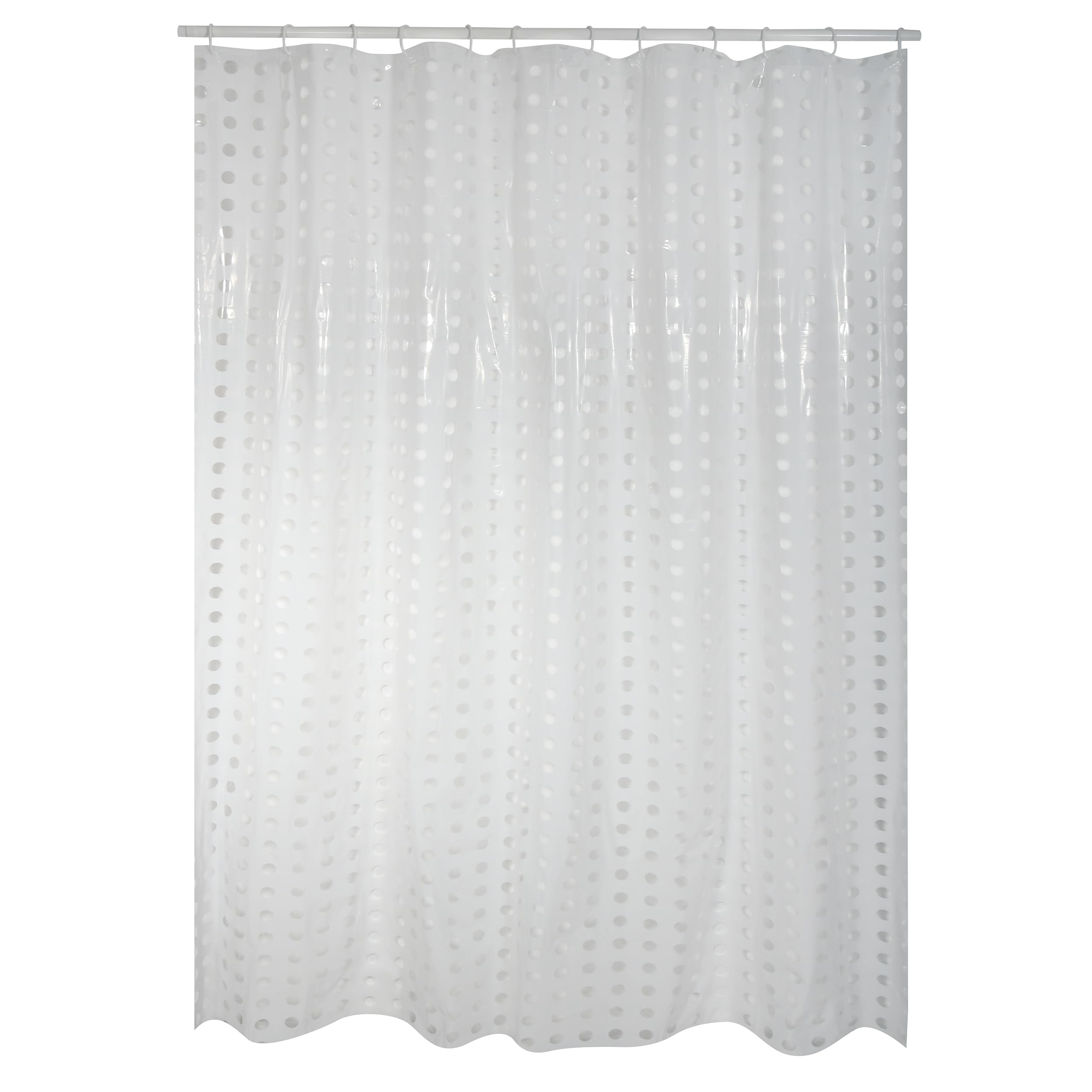 MSV "Little Dots Polyvinyl Chloride Shower Curtain, Multi-Colour, 200 x 180 cm
