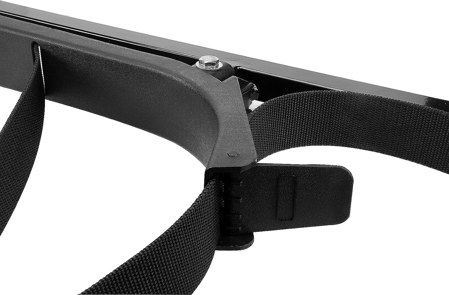Roykaw Golf Cart Bag Holder Bracket Attachment for Rear Seat - Compatible with EZGO Club Car Yamaha - No Drilling Required/Easy Disassemble Design/Steel Frame Bracket - More Sturdy