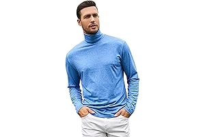Men's Light Blue Turtleneck: The Epitome of Sophistication and Warmth