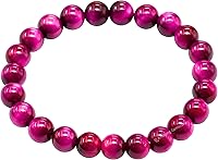 Vista 632 de Amazing Gemstone Pulsera de cristal para mujeres y hombres, pulsera de cristal curativo de protección, pulsera elástica con cuentas de piedras