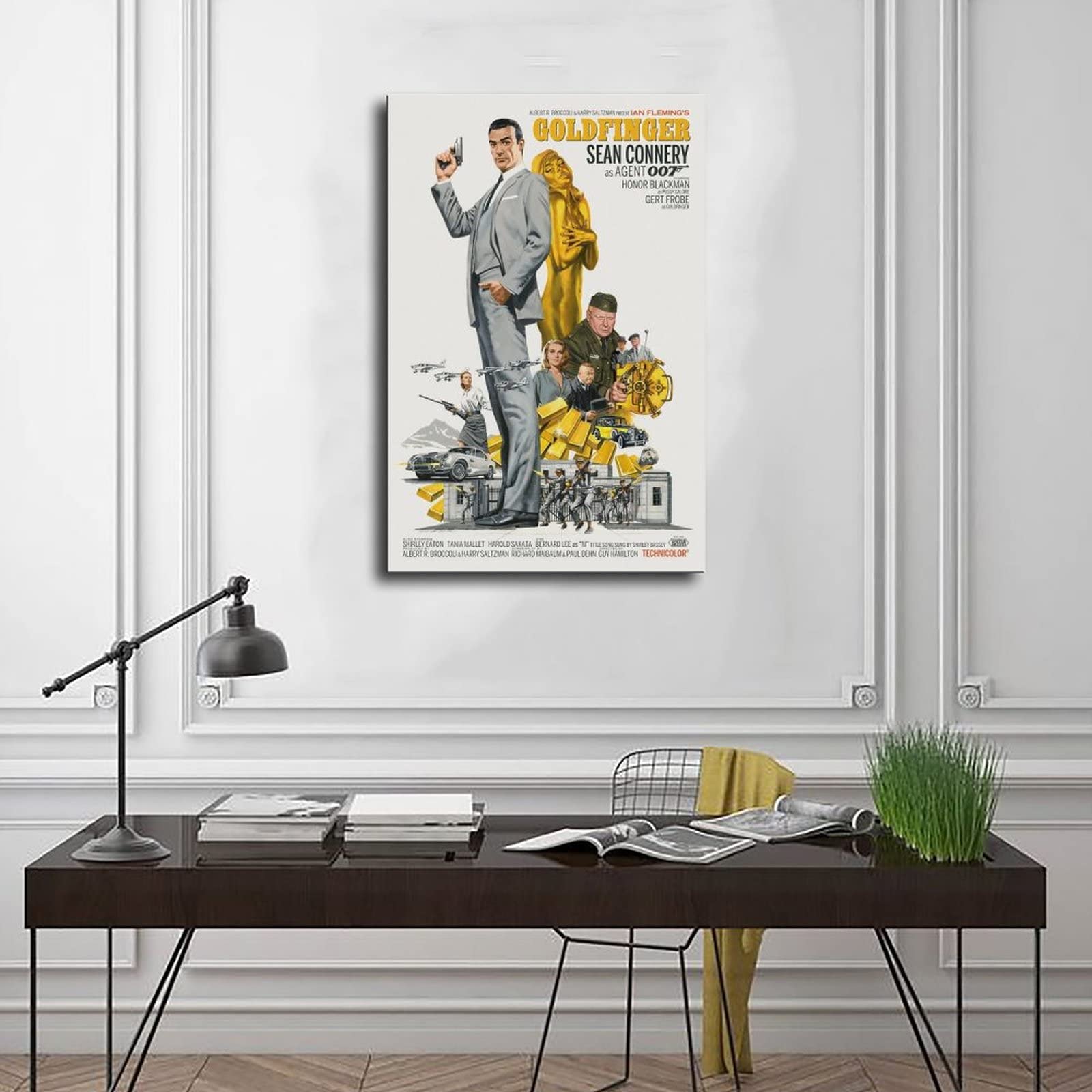 Amazon.co.jp: Goldfinger (1964) ジェームズ・ボンド 映画 キャンバス