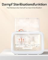 Încălzitor și sterilizator rapid de biberoane 8 în 1 GROWNSY cu afișaj LCD, control al temperaturii și funcție de decongelare, verde 3