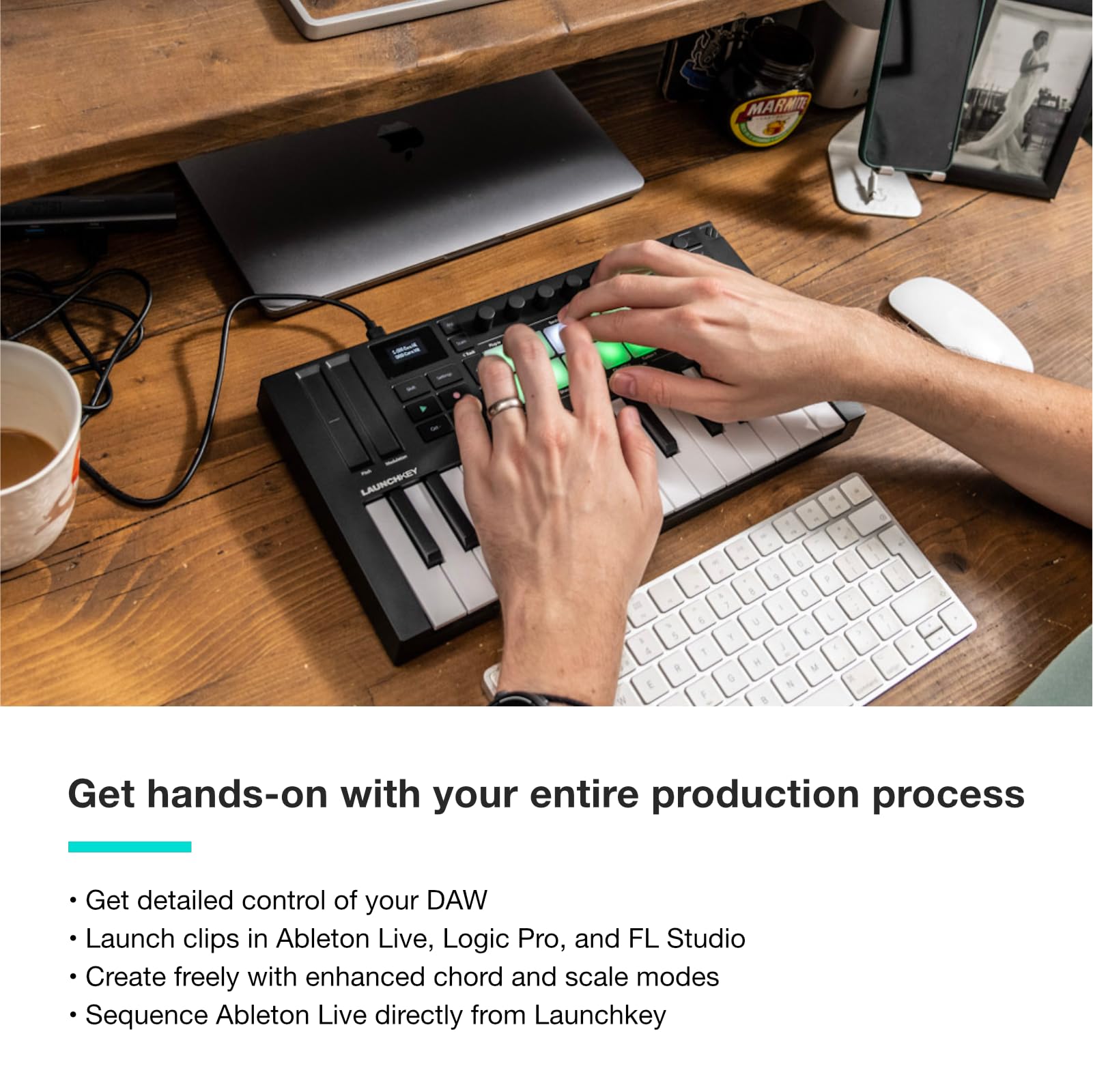Amazon.com: Novation Launchkey Mini 25 MK4 — Portable 25