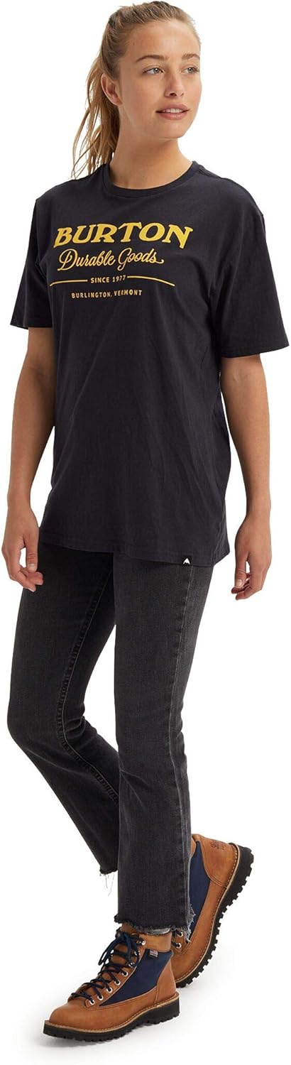 Burton Men's Durable Goods Short Sleeve Tee True Black New Large
