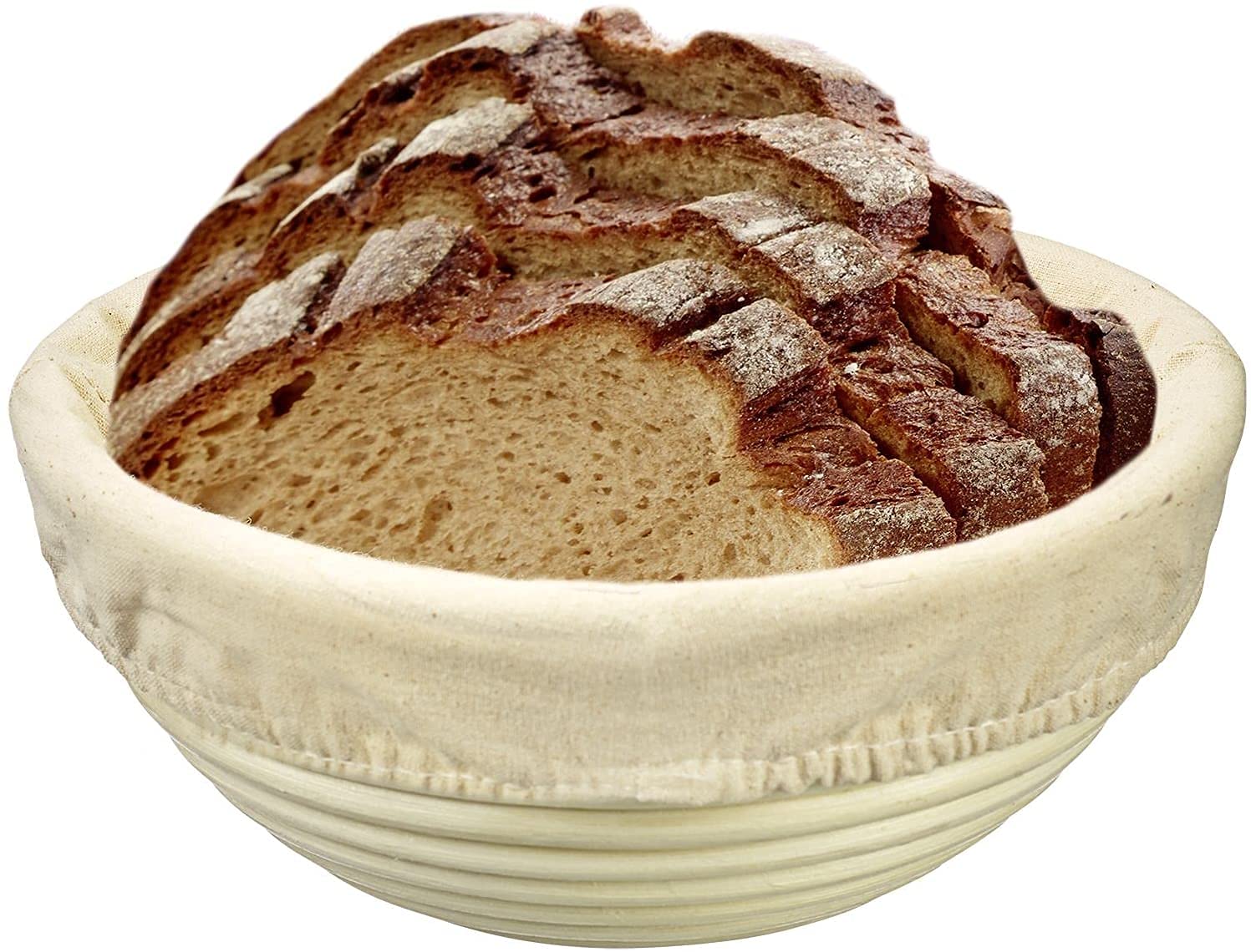 Copertura Per Cestino Westmark - Cotone Beige Diametro 24.5cm - Per Pane E Panini - Foto 4