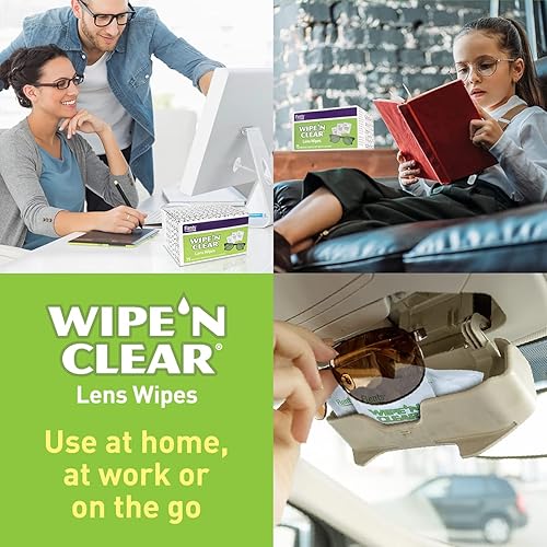 Miniatura 4 de Flents Wipe N Clear Limpiador para lentes de vidrio 8 onzas líquidas 236 ml