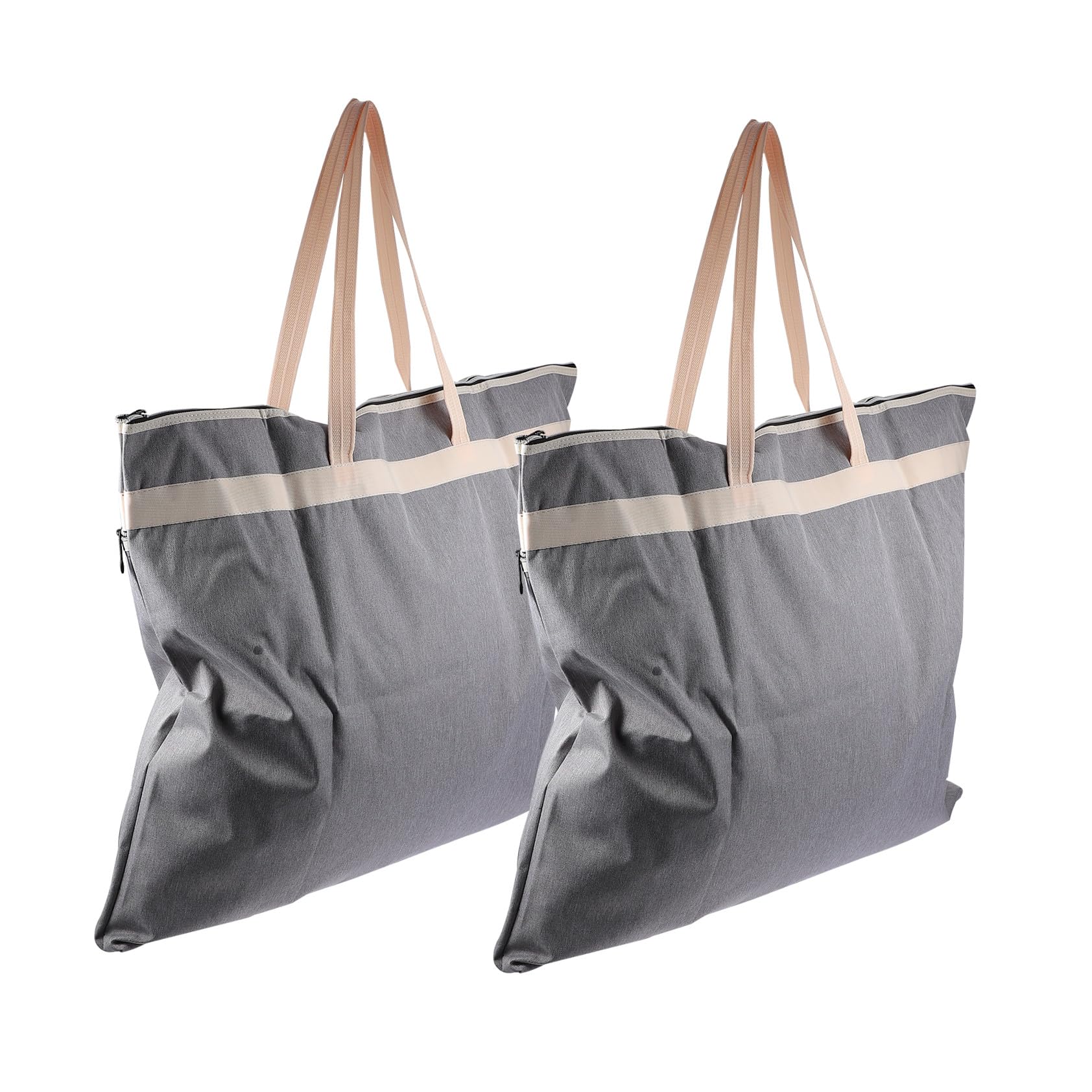 2pezzi Borsa File Multifunzione Con Cerniera Capacità Per Documenti Laptop e Materiale Artistico Per Ufficio e Scuola
