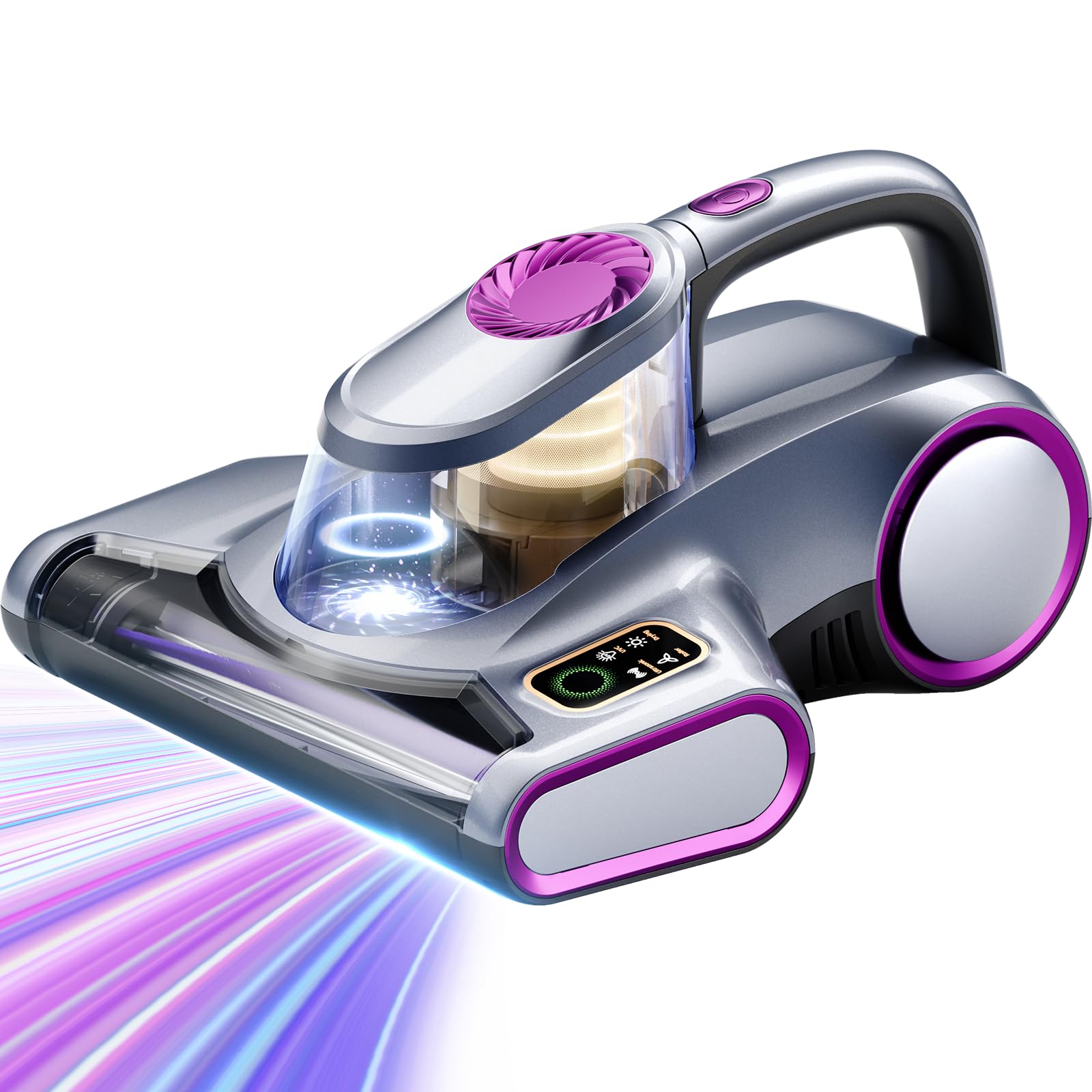 Photo 1 of ezly Mattress Vacuum Cleaner with 18KPa Strong Suction, Mattress Cleaner for Bed, Sofa & Couch, HEPA Filter, UV-C Light, 48,000 RPM Deep Tapping, 140°F Heat Drying, Corded