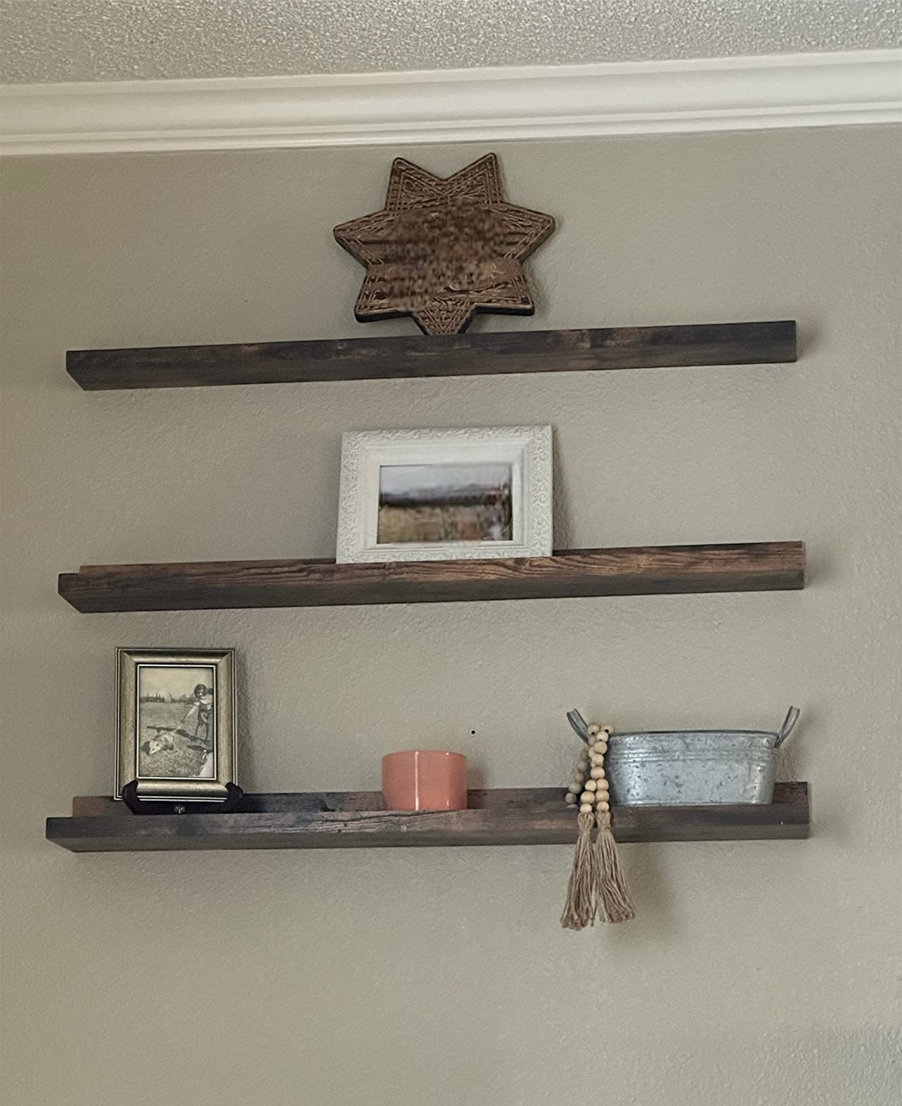 9/mo Finance Giftgarden 24 Inch Floating Shelves Wall Mounted Set of