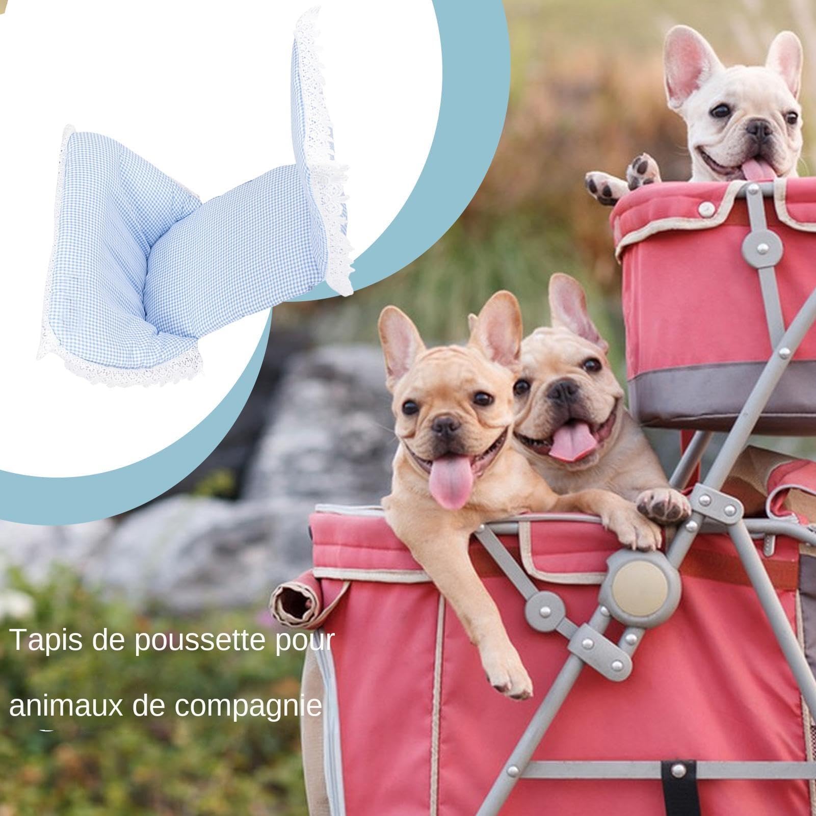 Cuscino antiscivolo per passeggino per animali domestici – morbido cuscino