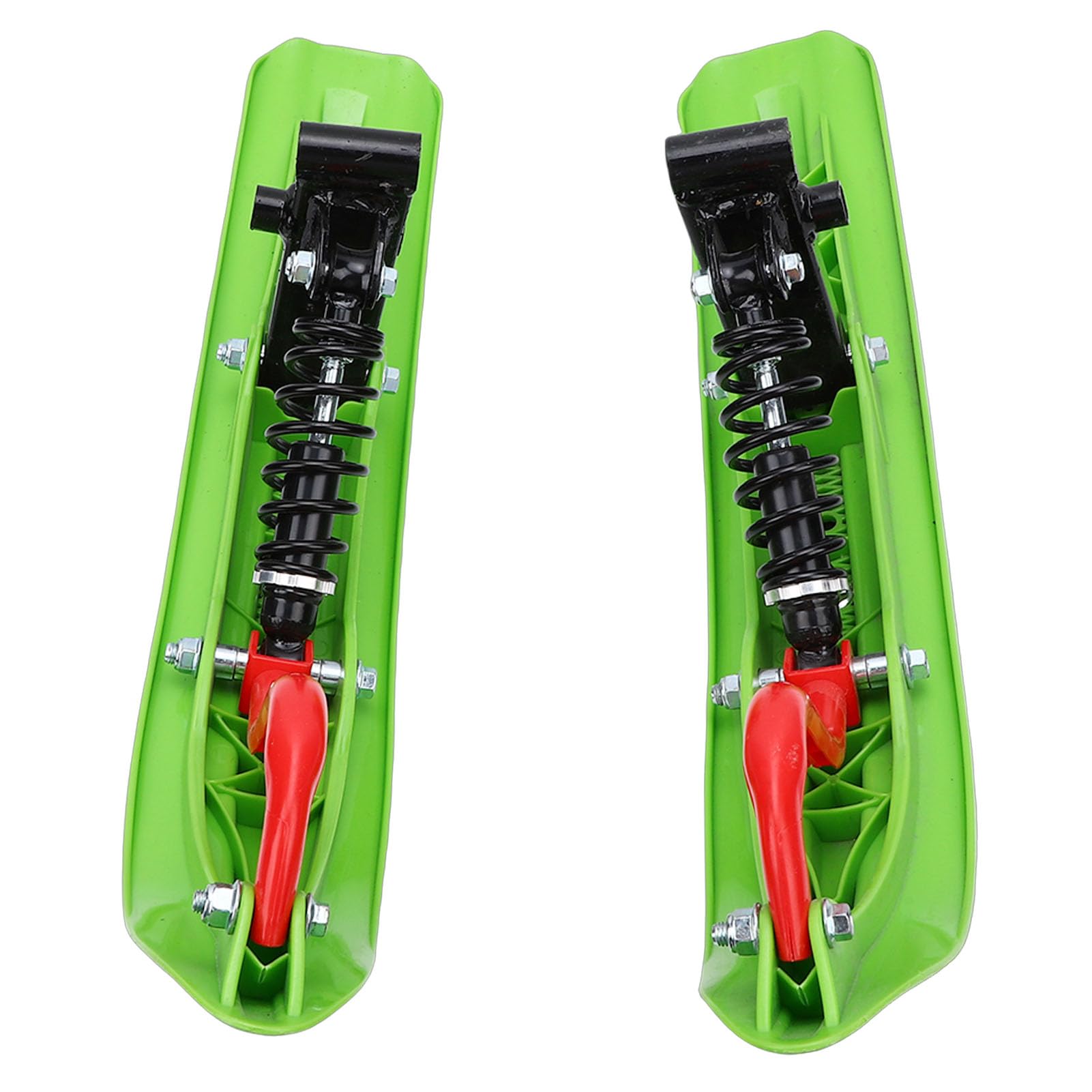 Kit Slitta da Go Kart, Slitta da con Trazione Migliorata Antiscivolo, Sci da Motoslitta con Sci in Plastica per Progetti Fai da Te Go Kart UTV Quad Bike