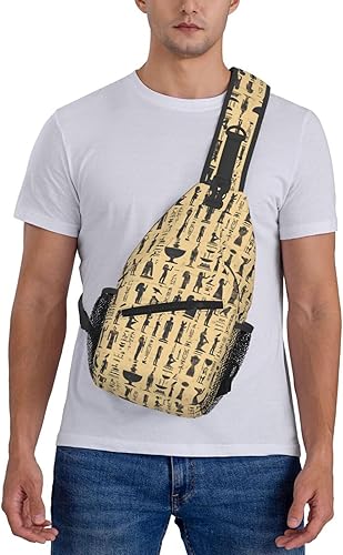 Miniatura 7 de Small Crossbody Bags for Women Men - Vintage Exotic Pattern Print Adjustable Shoulder Bag Fanny Packs Belt Sling Bag Crossbody Purses Backpack for