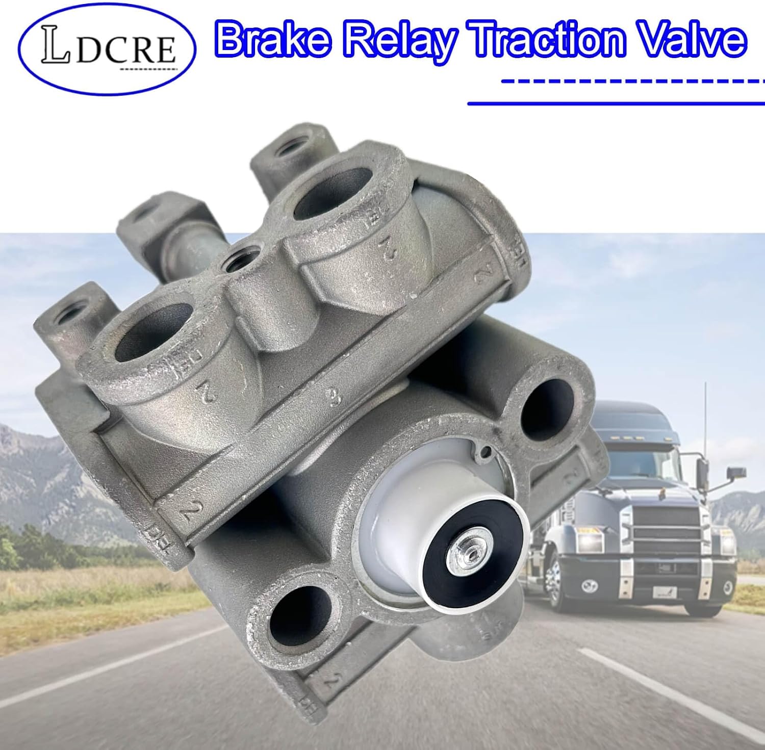 Brake Relay Traction Valve Compatible with Volvo Bendix ATR-6, Replacement for K070951 K070962 K078420 K071929 2602215C91, OEM Brake Control Valve