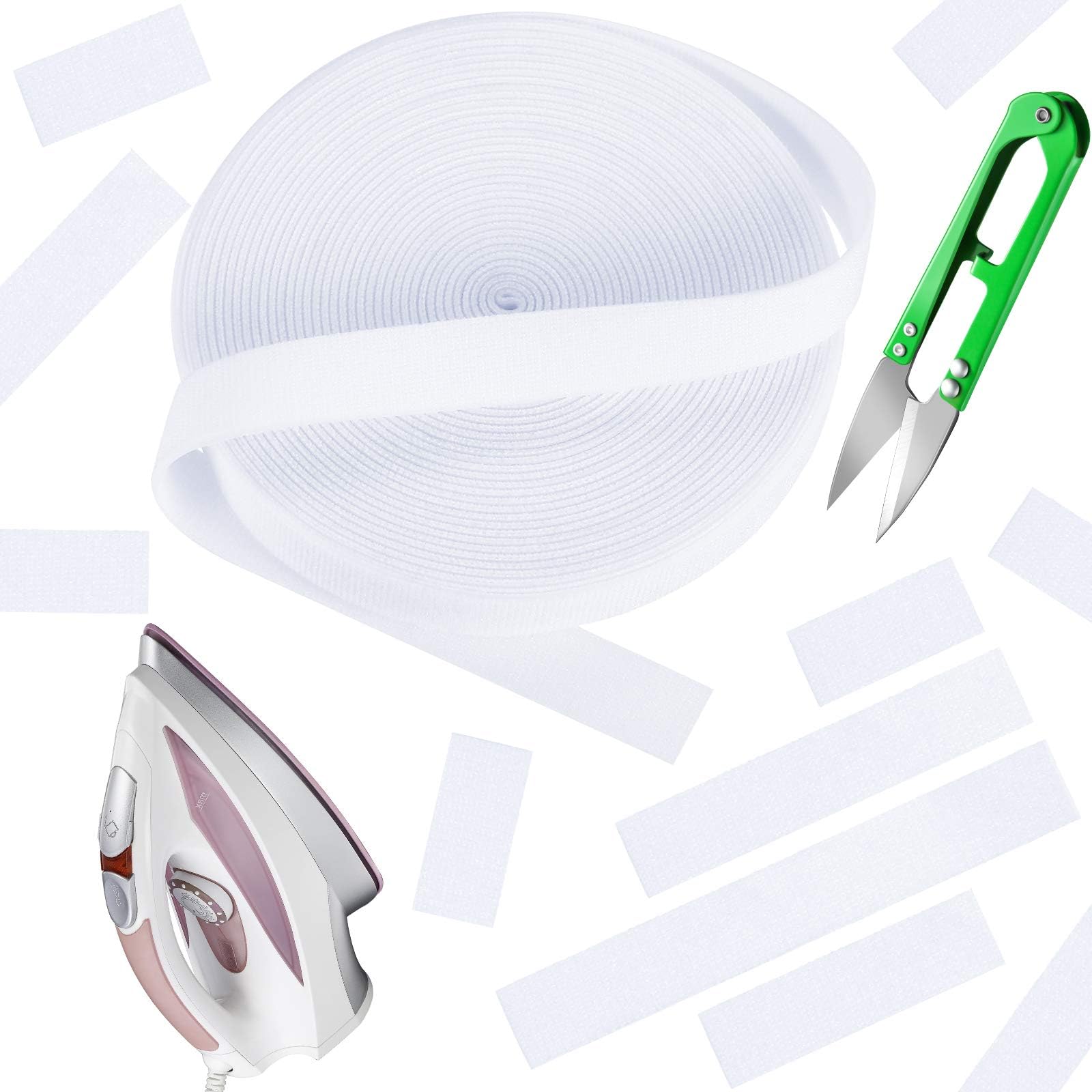 Starlight SewOn Labels for Clothing 100pcs Writeon Blank