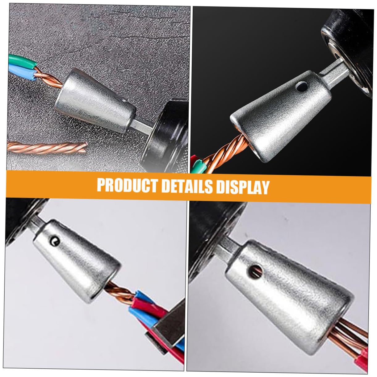 SHINEOFI 2 Set Connettori Elettrici Per Filo Da Strumenti Per Torcere Compatibili Con Trapani Elettrici Facile Utilizzo Per Veloci E Sicuri 4 Pezzi*2