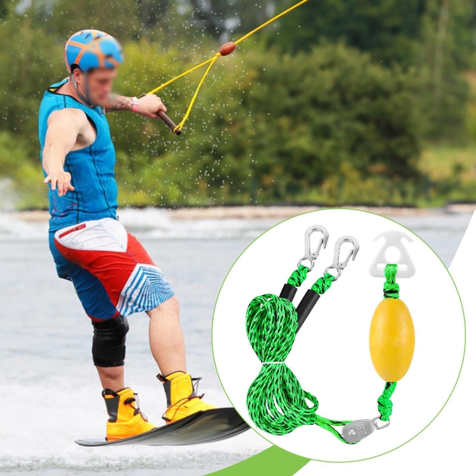 Corda Traino Barca Accessorio Traino Nautico Corda Traino Tubing Fune Traino Wakeboard Struttura in Polietilene Galleggiante Ideale per attività a