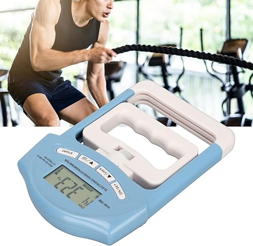 Miniatura 2 de Pilipane Entrenador de fuerza de agarre dinamómetro de mano, dinamómetro de mano digital, pantalla LCD, probador electrónico de fuerza de agarre de