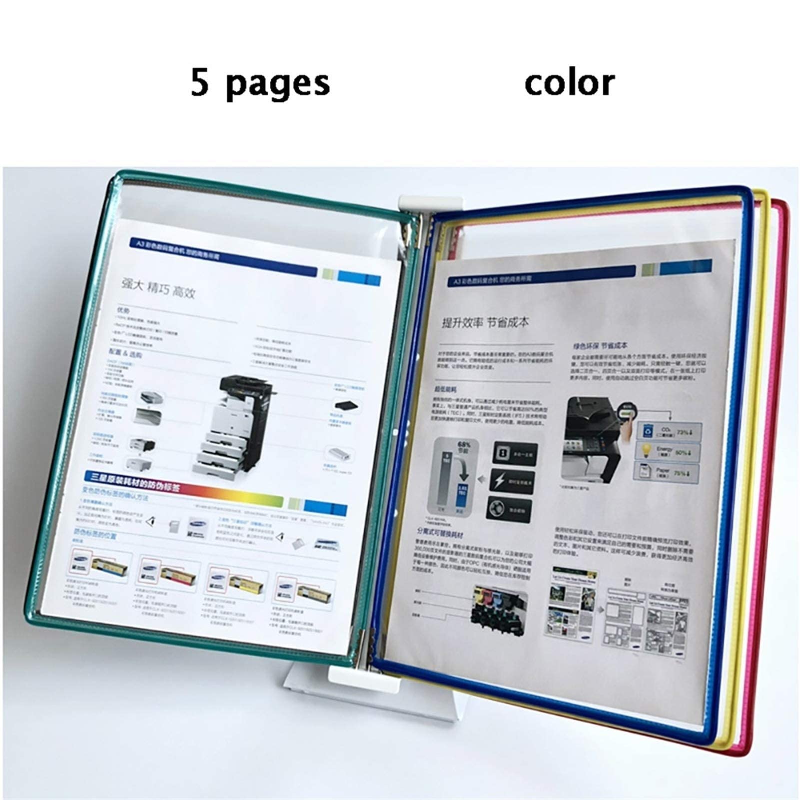 Portadocumenti da parete in PVC opaco