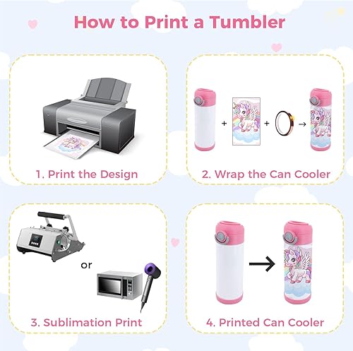 Miniatura 5 de Vaso de paja para sublimación, a prueba de derrames, vasos en blanco, de acero inoxidable de colores mezclados, termo para bebidas calientes,