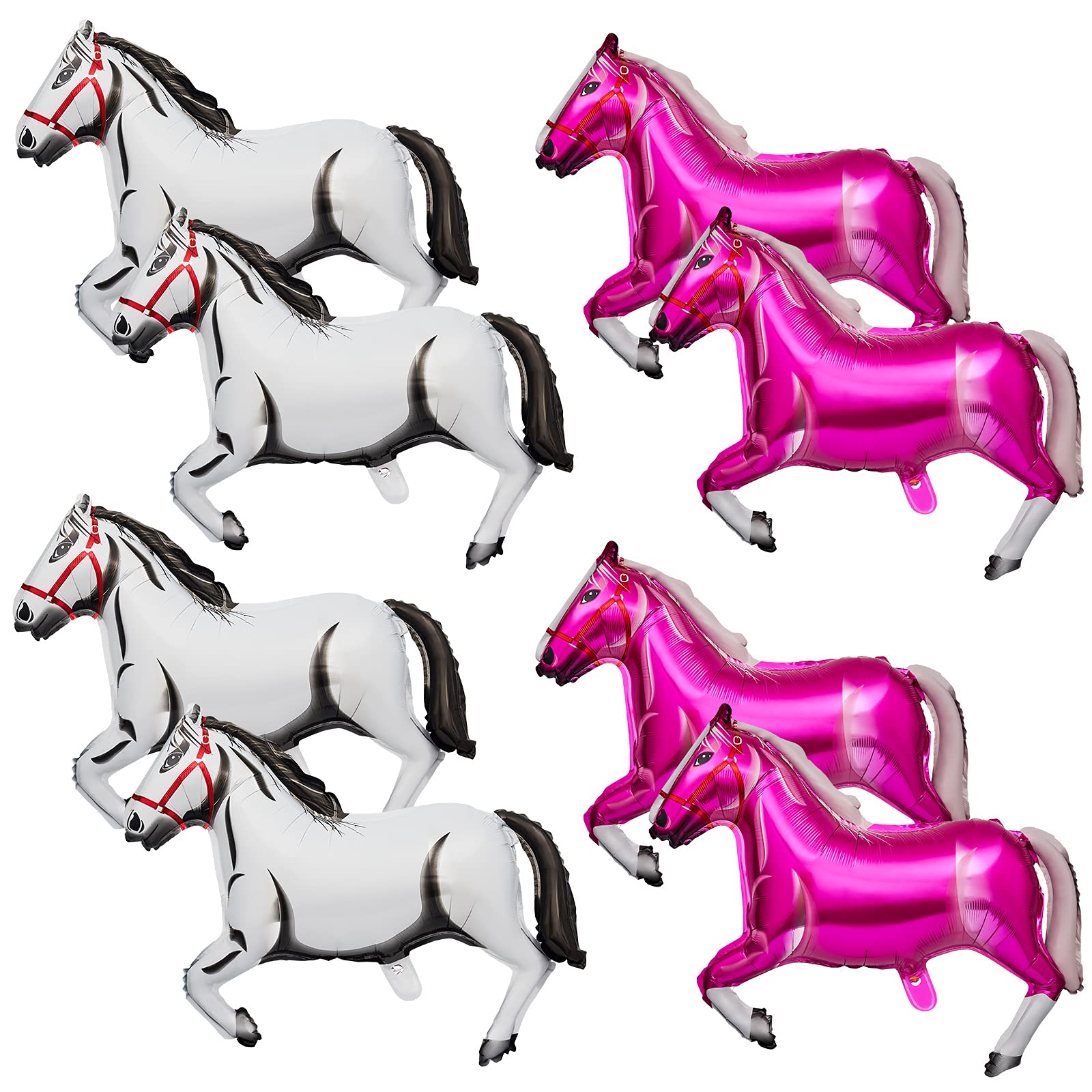 Buy 8 Pieces 30 Inches Cowgirl Balloon HorseShaped Balloons Aluminum