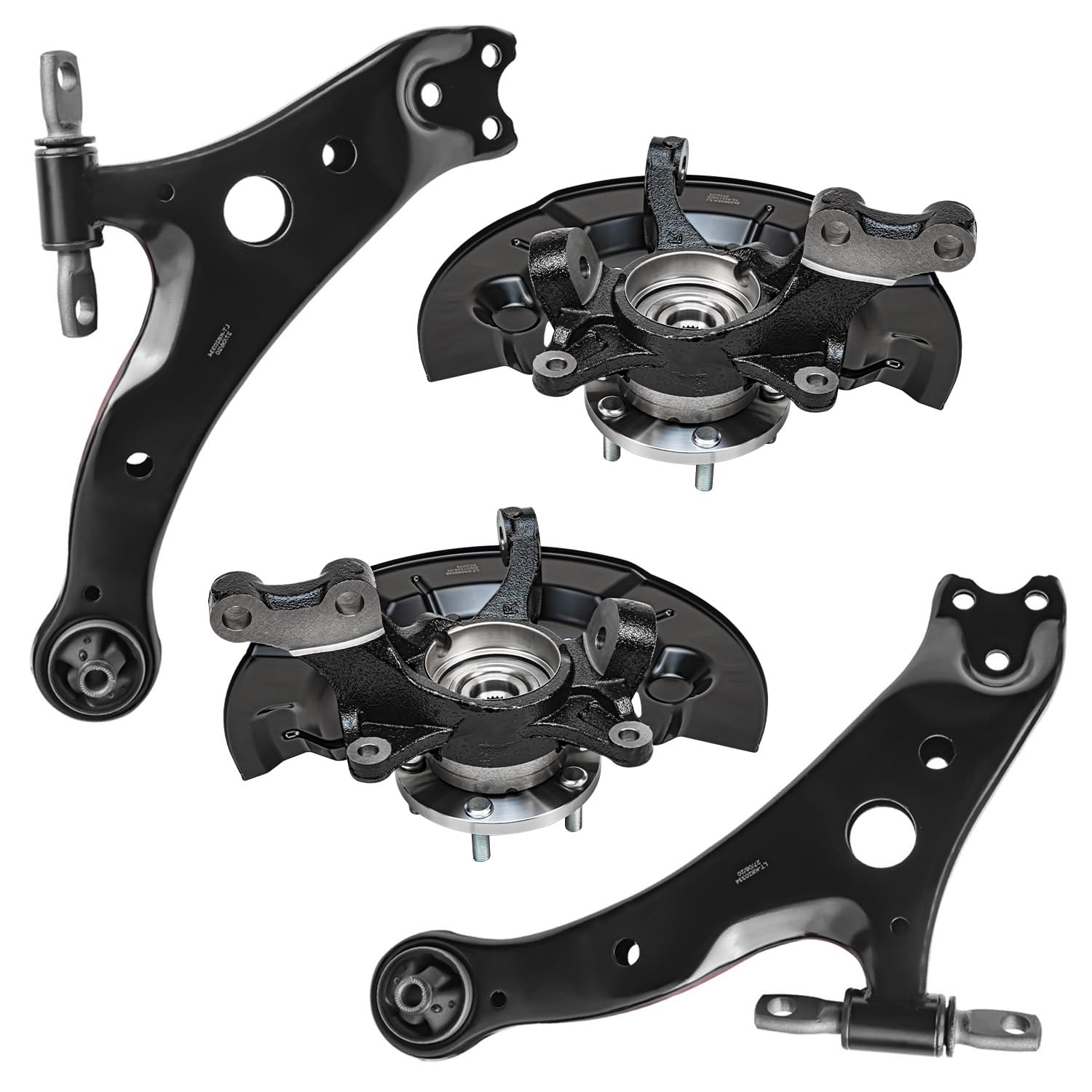 Detroit Axle - Front Steering Knuckles w/Hubs Lower Control Arms