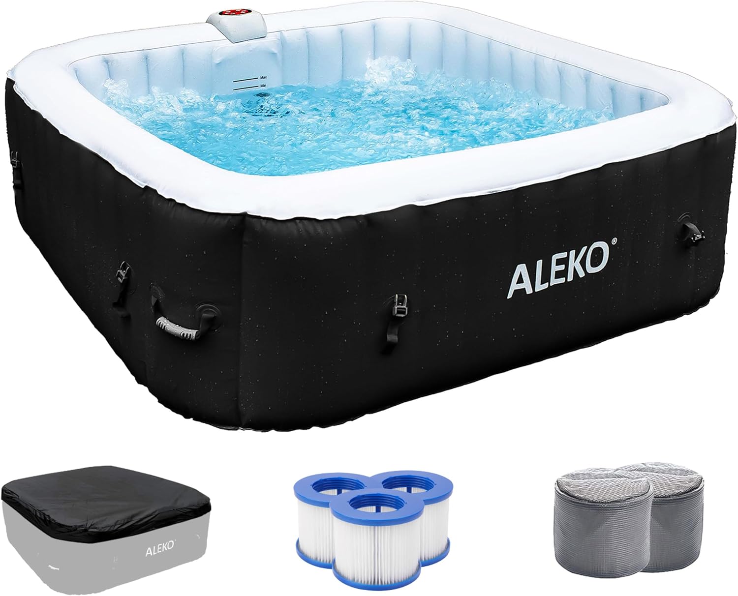 ALEKO Inflatable Hot Tub Spa with 1200W Heater
