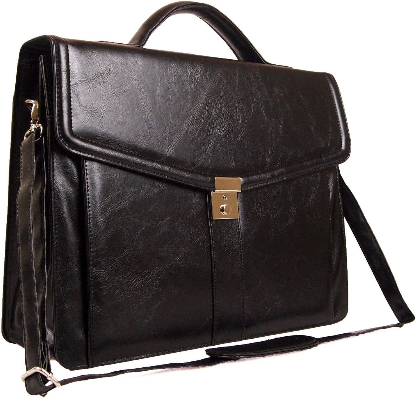 High Quality Ocello Laptop Faux Leather Business Briefcase Work Uni Satchel Bag