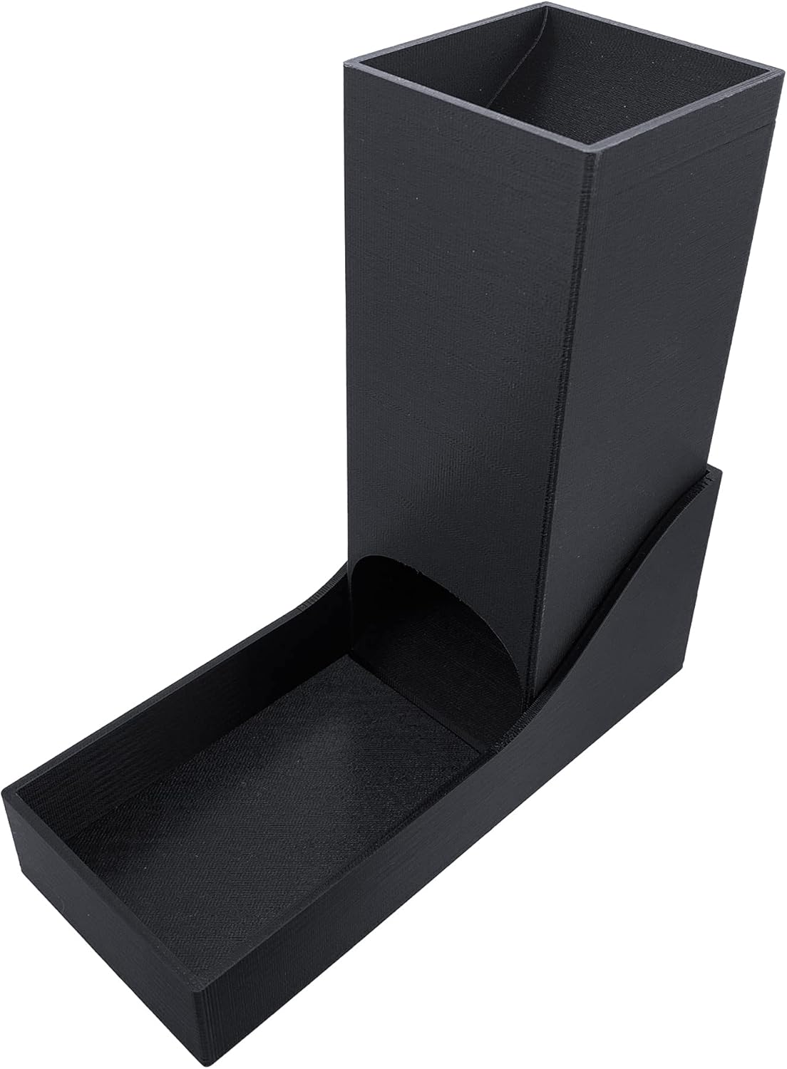 EnderToys DND Dice Tower and Tray (Collapsible) - Black Dice Tray