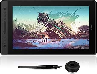 HUION Drawing Tablet Kamvas Pro 16 Pen Tablet Display Tilt eco-Friendly Battery-Free Stylus Full-Laminated Technology 8192...