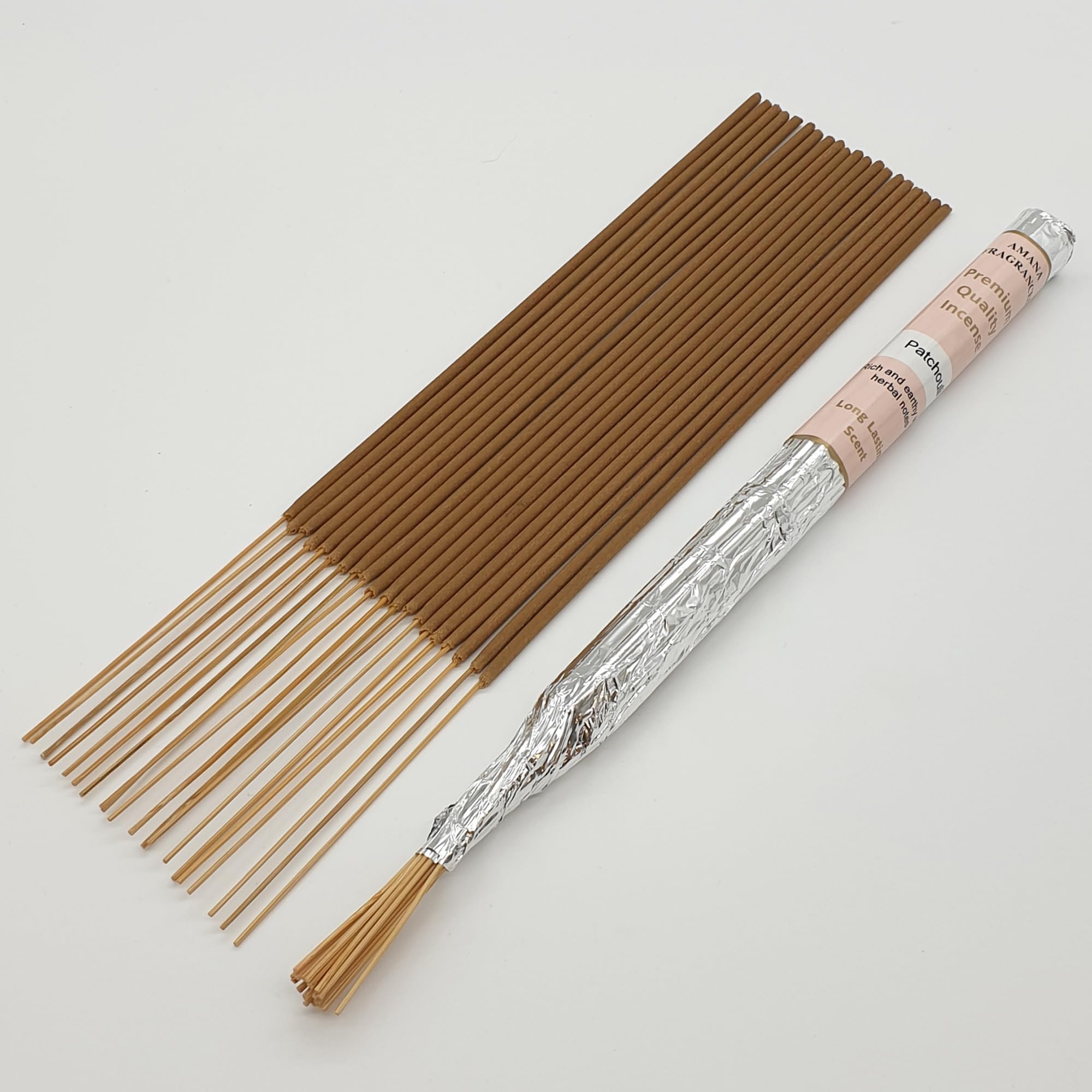 Long Burning Incense Sticks from Amana Fragrances - all scents in one listing (Patchouli)