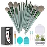 Makeup Brushes 22 Pcs Makeup Kit,Foundation Brush Eyeshadow Brush Make up Brushes Set (Green, 22 Piece Set)