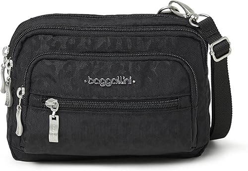 Baggallini Bolsa con triple cremallera