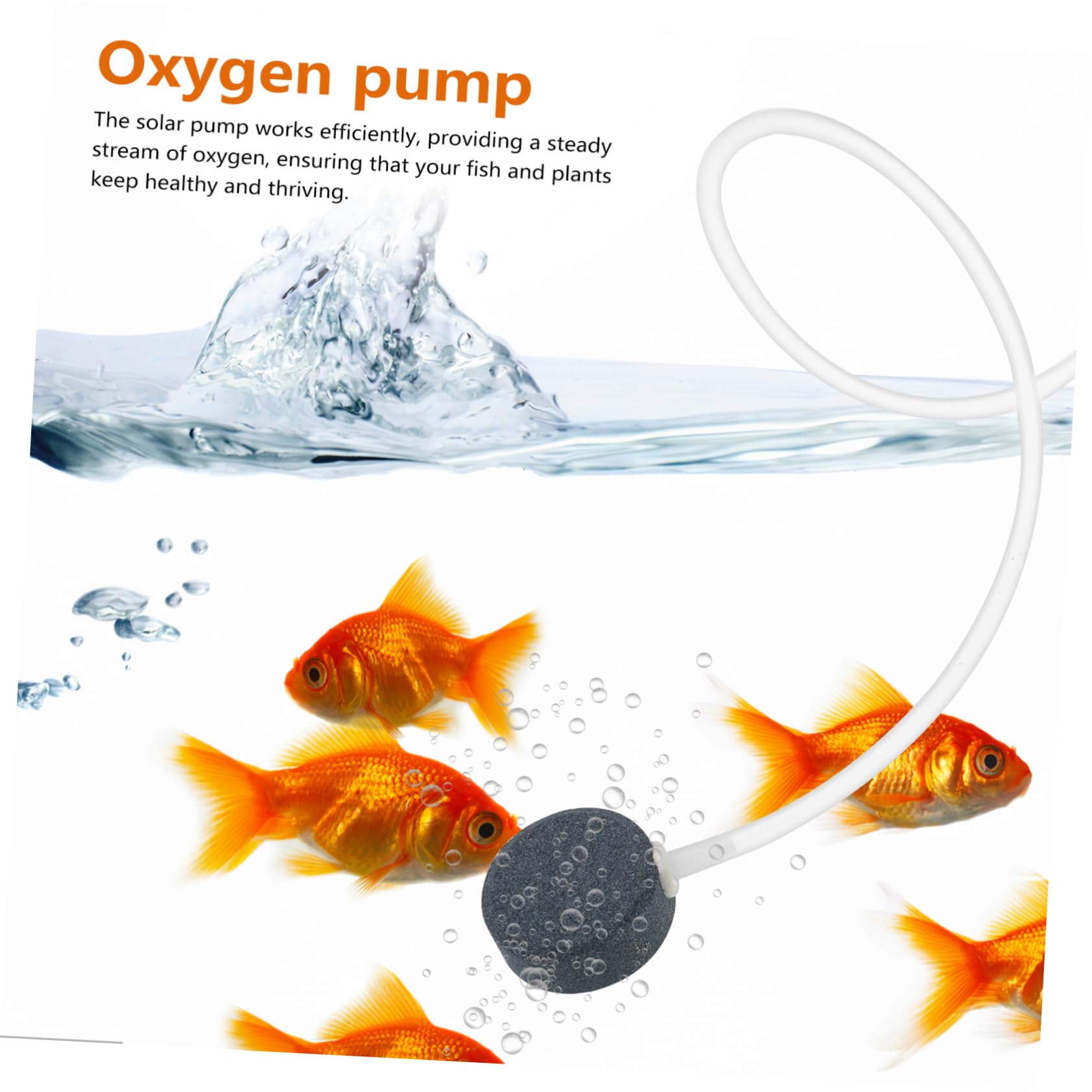 HEMOTON Solar Aquarium Luftpumpe Solar-luftpumpe Aquarium Sauerstoffpumpe Solar-teichpumpe Teichbelüfter Für Außenteiche Solarpanel-pumpen-kit Fischtankbelüfter Aquariumpumpe