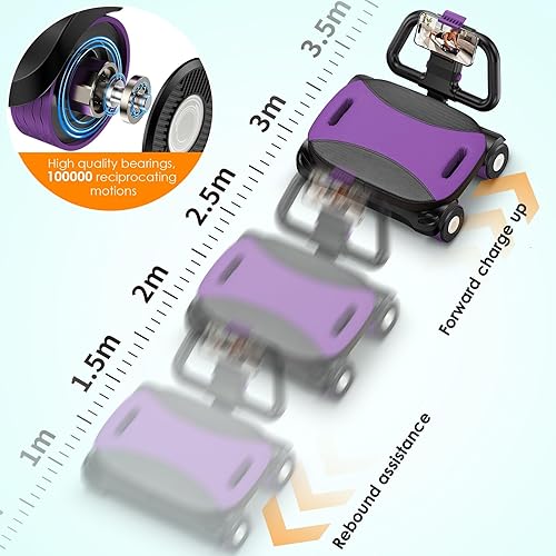 Miniatura 4 de FIAMERMOR 2025 AB Rueda de rodillos  Cuatro ruedas de soporte de codo rueda abdominal rebote automático quemar grasa abdominal pérdida de peso
