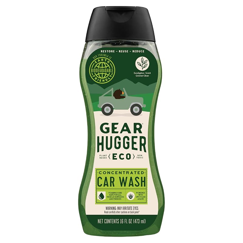 Sabão para Lavagem Automotiva Gear Hugger com Fórmula à Base de Plantas e Aroma de Eucalipto, 473 mL