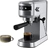 Electrolux E6EC1-6ST Explorer 6 Espresso Cappuccino Coffee Machine | Heat Control Technology, Milk Foamer, Automatic Portion Selection, Removable Drip Tray | 1350W, 1 Liter, Stainless Steel