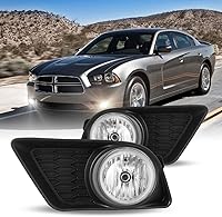 Vista 1 de Nixon Offroad Juego de luces antiniebla para Dodge Charger 2011-2014 con bombilla + cubierta de bisel negra + kit de arnés de cableado + interruptor