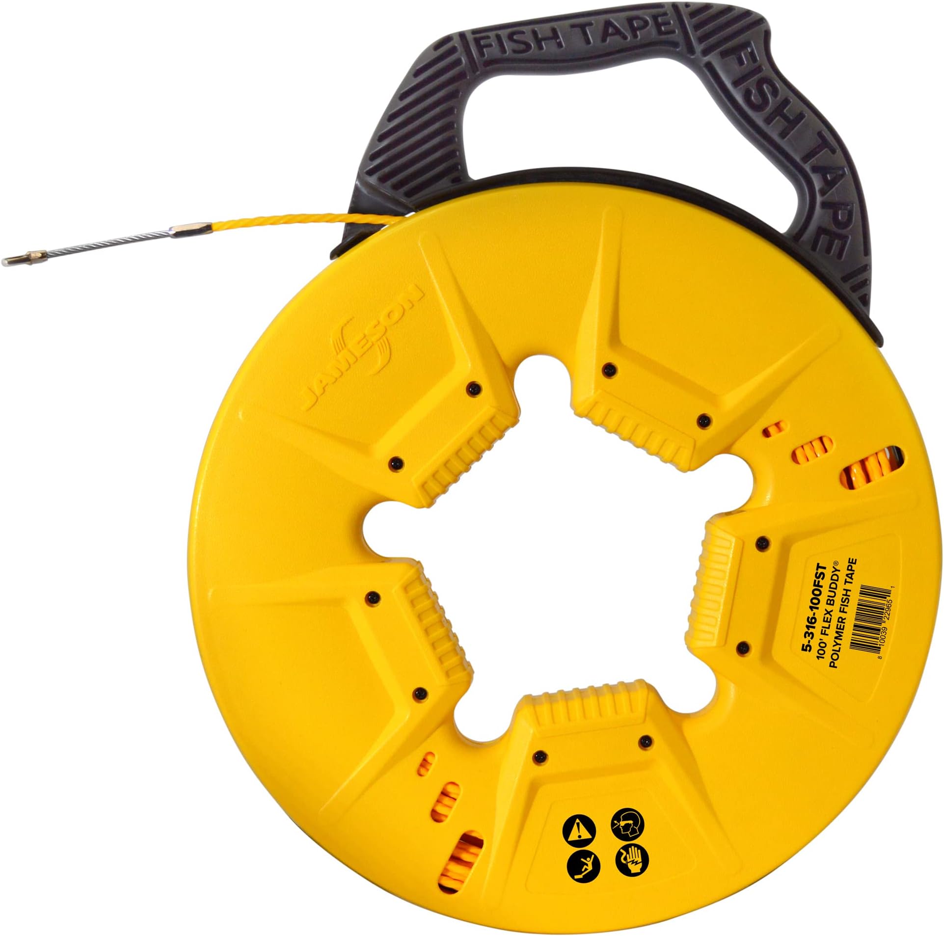 Jameson Flex Buddy™ Polymer Fish Tape for Cable Pulling with Non-Conductive Tip