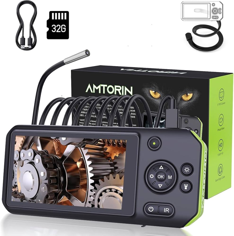 Amazon.co.jp: 直径3.9mmスネークカメラ ケーブル長5mの内視鏡