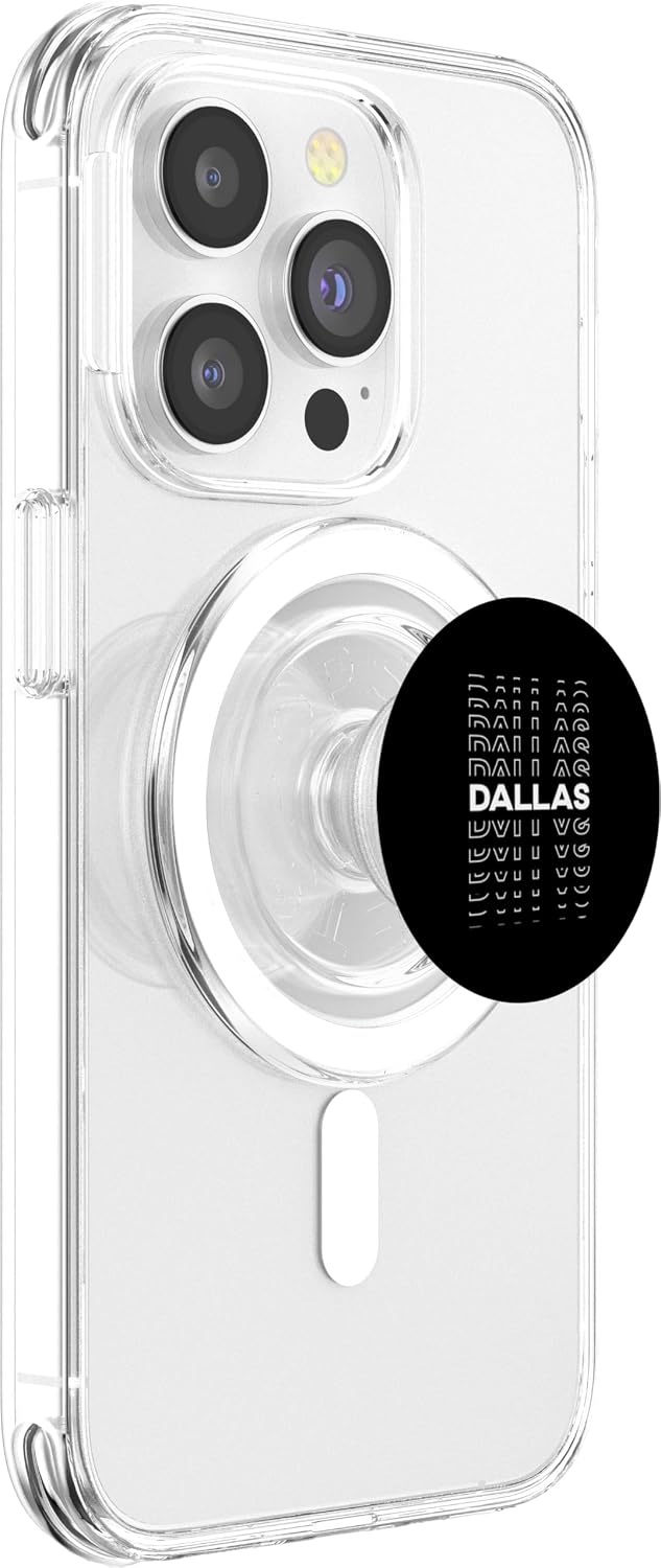 Minimalist City - USA Modern Dallas PopSockets MagSafe PopGrip for iPhone