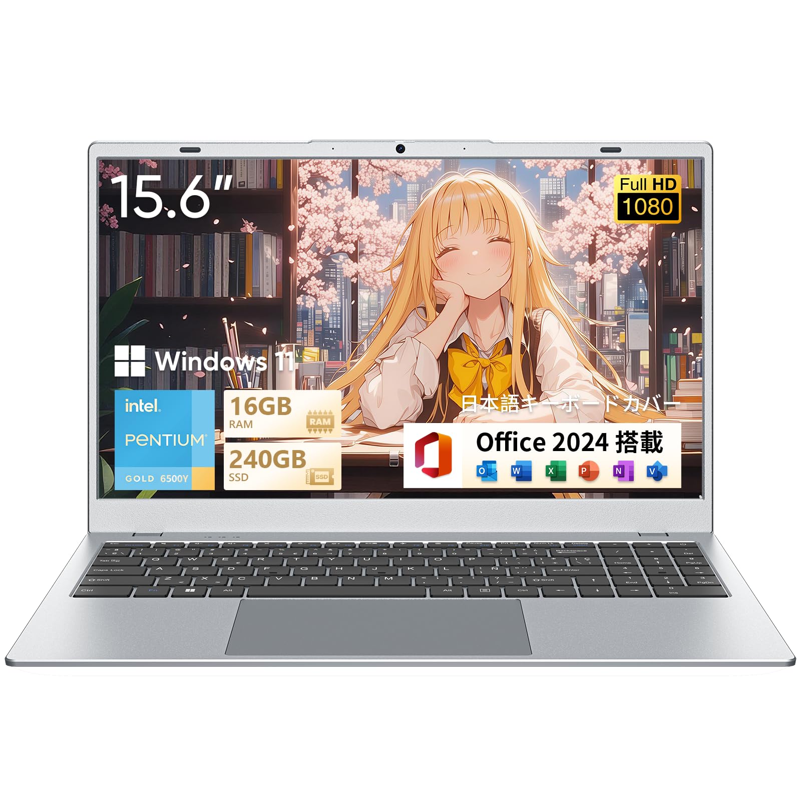 Amazon.co.jp: UOWAMOU ノートパソコン 15.6 インチ FHD IPS 搭載