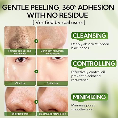 Miniatura 5 de LANBENA Tiras para eliminar puntos negros y poros de nariz para cara, 2.0 mejoradas de limpieza profunda, tiras de nariz para cuidado de la piel