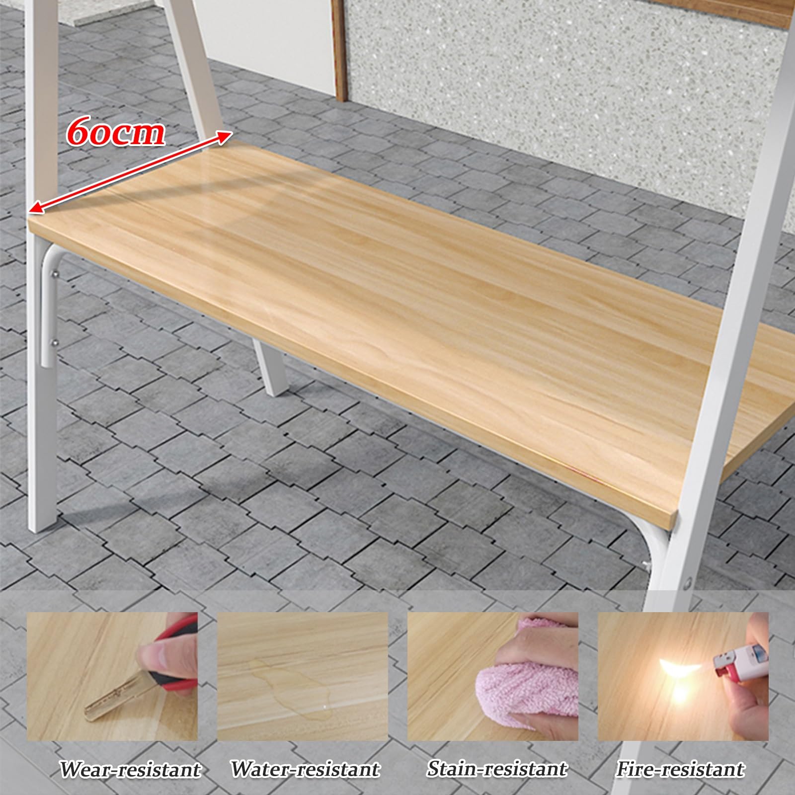 Bancarella per mercatino,Carrello per snack con ruote bloccabili,espositore mobile, carrello portatile,Struttura stabile，Capacità di carico: 150 kg(Green stripes,110x60x200cm)