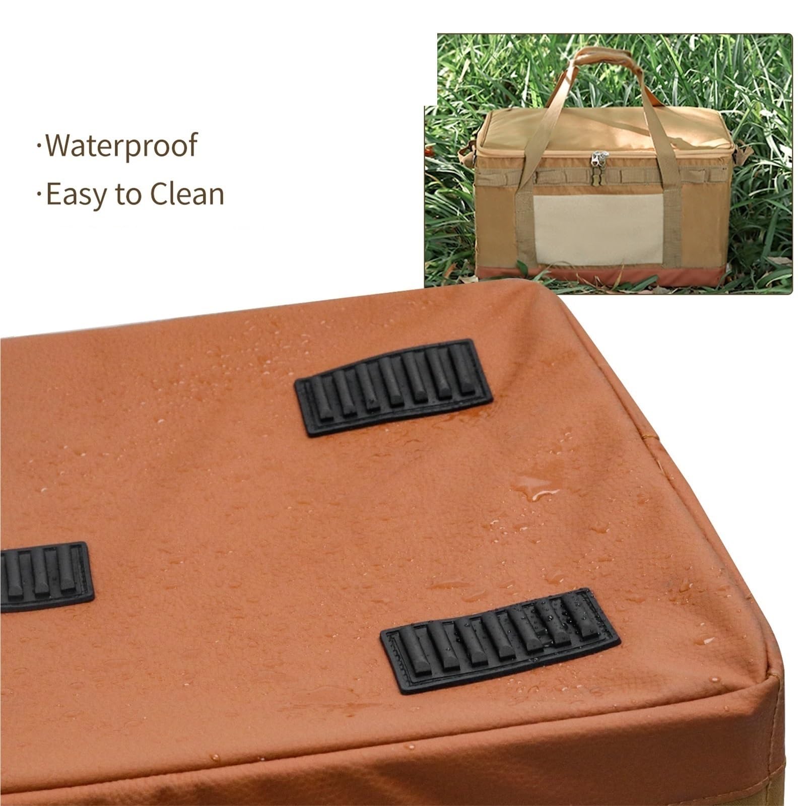 Camping Cookware Organizer Bag Borsa portaoggetti da campeggio da 60 litri, pieghevole, con fondo impermeabile(Color1)