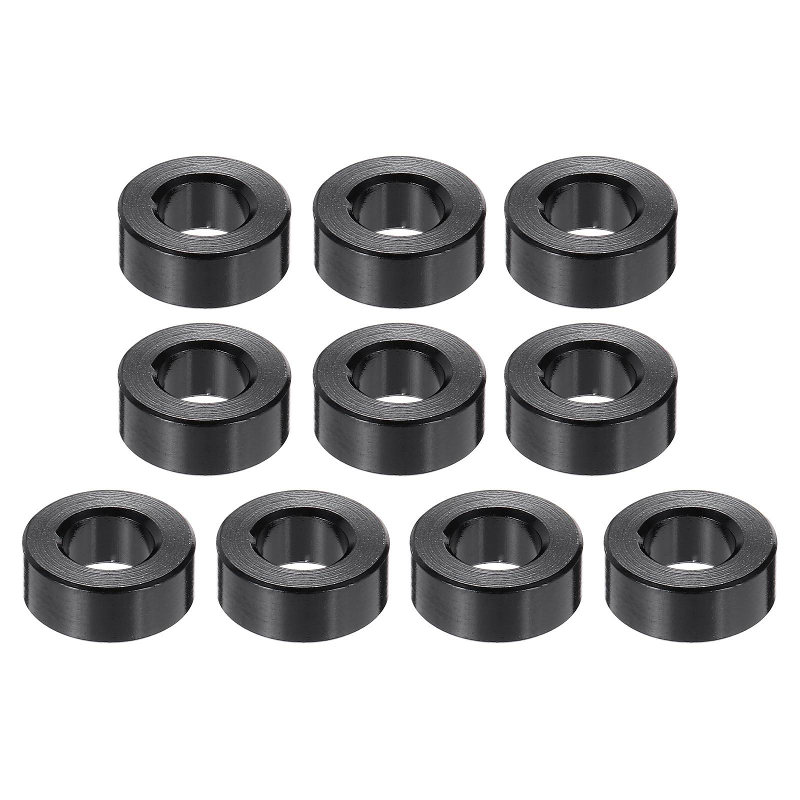 PATIKIL 10pcs M5 Aluminium Spacers, 3/16" ID x 3/8" OD Round Standoff Spacer
