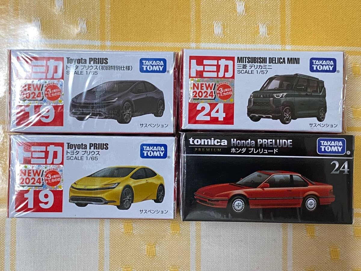 トミカ トヨタプリウス 2024年モデル 初回特別仕様10個セット タカラトミー トミカ 019 トヨタ プリウス(初回特別仕様